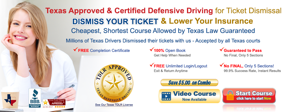 Texas approved defensive driving online